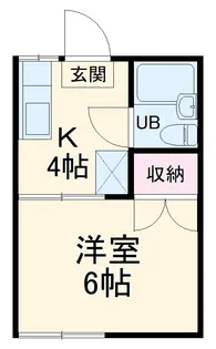 ファミーユ津田沼F棟【2階】の間取り