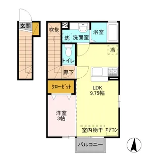 メルヴェーユ【2階】の間取り