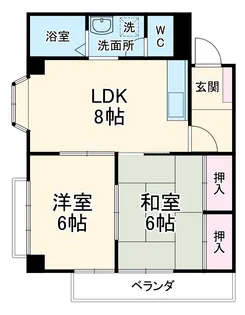 カーメルプラザ21【401号室】の間取り