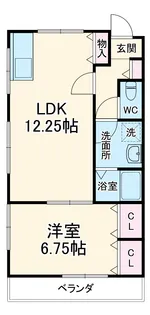 サニーコート【2階】の間取り