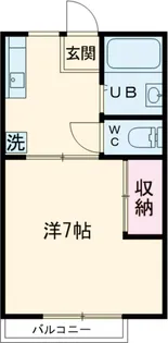 クレッシェンドK【1階】の間取り