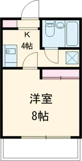 メゾンアサヒ【2階】の間取り