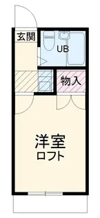 パレス西千葉第3【102号室】の間取り