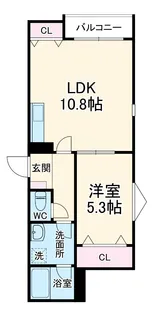 La-Crea総持寺【1階】の間取り