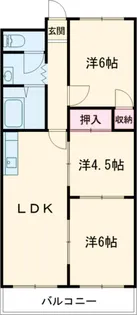 KNグランドハイツ【1階】の間取り