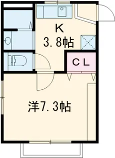 ハウス・ビル【103号室】の間取り