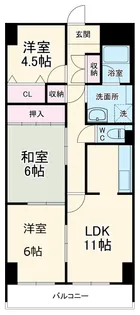 NORN2稲本【4階】の間取り