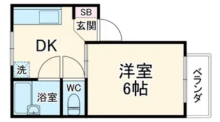 メゾンドジャルダン美しが丘【2階】の間取り