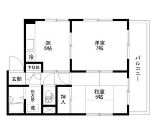 フォレストプラザ【1階】の間取り