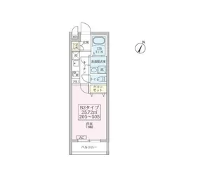 リブレスト篠崎【4階】の間取り