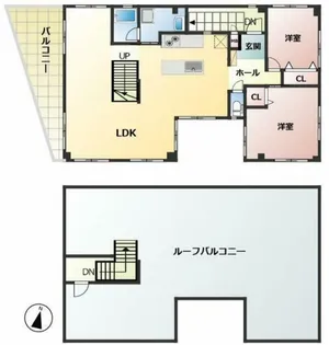 OCEAN’S15 【4階】の間取り