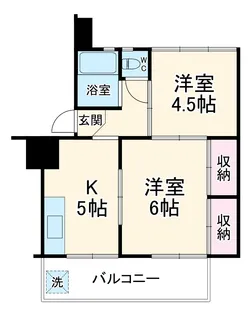 レインボー緑ヶ丘2303号棟【1階】の間取り