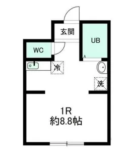サンシャイン常普請【202号室】の間取り