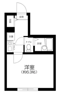 レジデンス江北【1階】の間取り