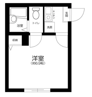 レジデンス江北【1階】の間取り