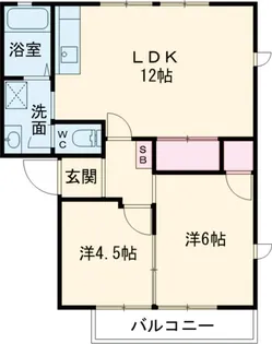 ディアスA【101号室】の間取り