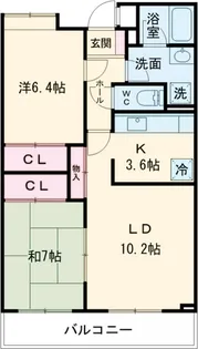パークセリタ二子玉川【3階】の間取り