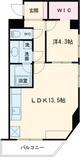 DeLCCS菊川【5階】の間取り