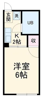 シティハイム松楽【1階】の間取り