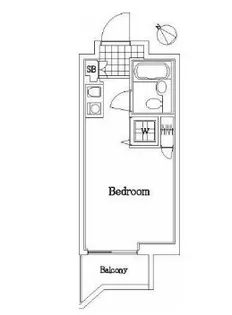 マイキャッスル渋谷JP【11階】の間取り