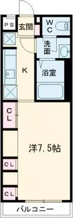 ハビテ清瀬【1階】の間取り