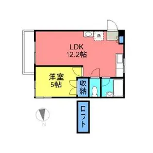 VIVI行田【203号室】の間取り