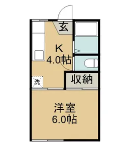 フォーブル出し山A【101号室】の間取り