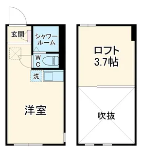 トスカ【1階】の間取り