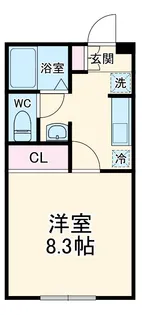 アルスノーヴァ【105号室】の間取り