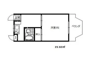 第一OSマンション【2階】の間取り
