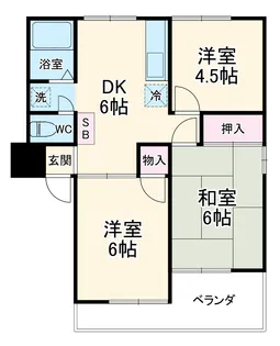 エリール河原【202号室】の間取り