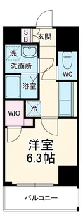 ルポルスタ湘南【2階】の間取り