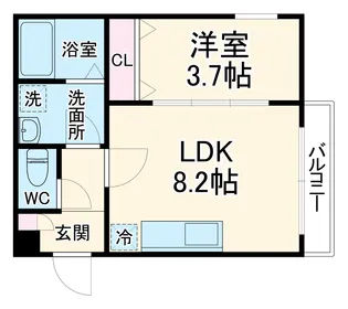 (仮称)ジーメゾン東岩槻ウエスト【105号室】の間取り