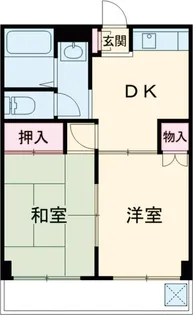 ハイツオトワ【103号室】の間取り