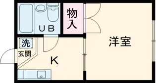 ヒルトップハイツ【107号室】の間取り