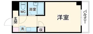 LakiaMaison弁天町【7階】の間取り