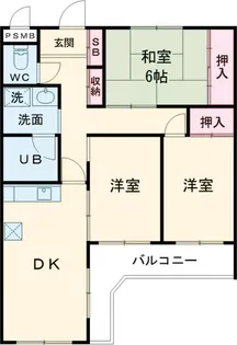エマーレ南大泉Sud【2階】の間取り