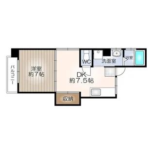 HP本陣ビル【3C号室】の間取り