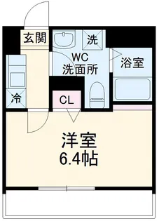 メルディア谷塚【1階】の間取り