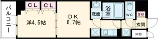 S-RESIDENCE駒沢大学駅前【1階】の間取り