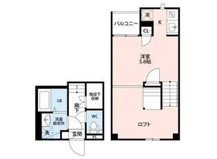 CB鴻巣フィオーレ【201号室】の間取り