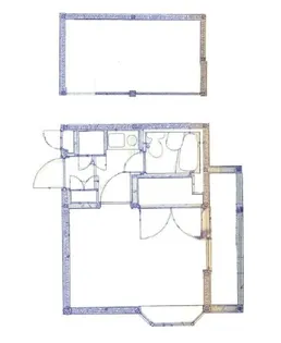 オリーブ【201号室】の間取り