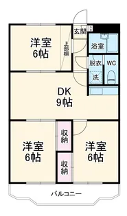 サンハイツシンコー【303号室】の間取り