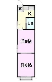 水野ストリーム【201号室】の間取り