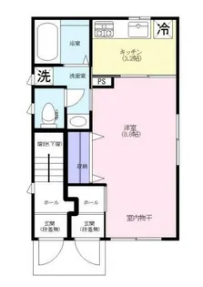 CUBICPLACE笹塚5(キュービックプレスササヅカファイブ【1階】の間取り