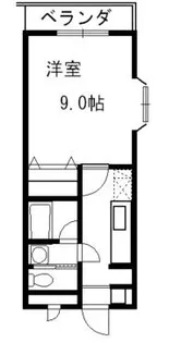 サニーコート【0105号室】の間取り