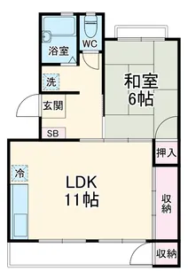アベニュー原宿【3階】の間取り