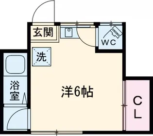 WEST336【202号室】の間取り
