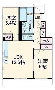 アムールSⅢ【1階】の間取り
