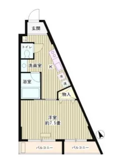メゾン武蔵野【6階】の間取り